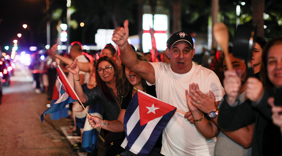 Cuban-Americans Celebrate Over News of Fidel Castro’s Death