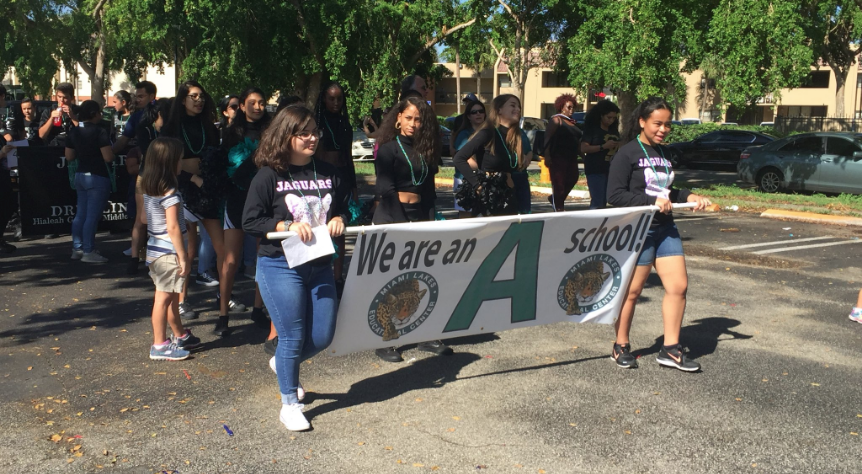 Jaguars Take Part in the Veteran’s Day Parade