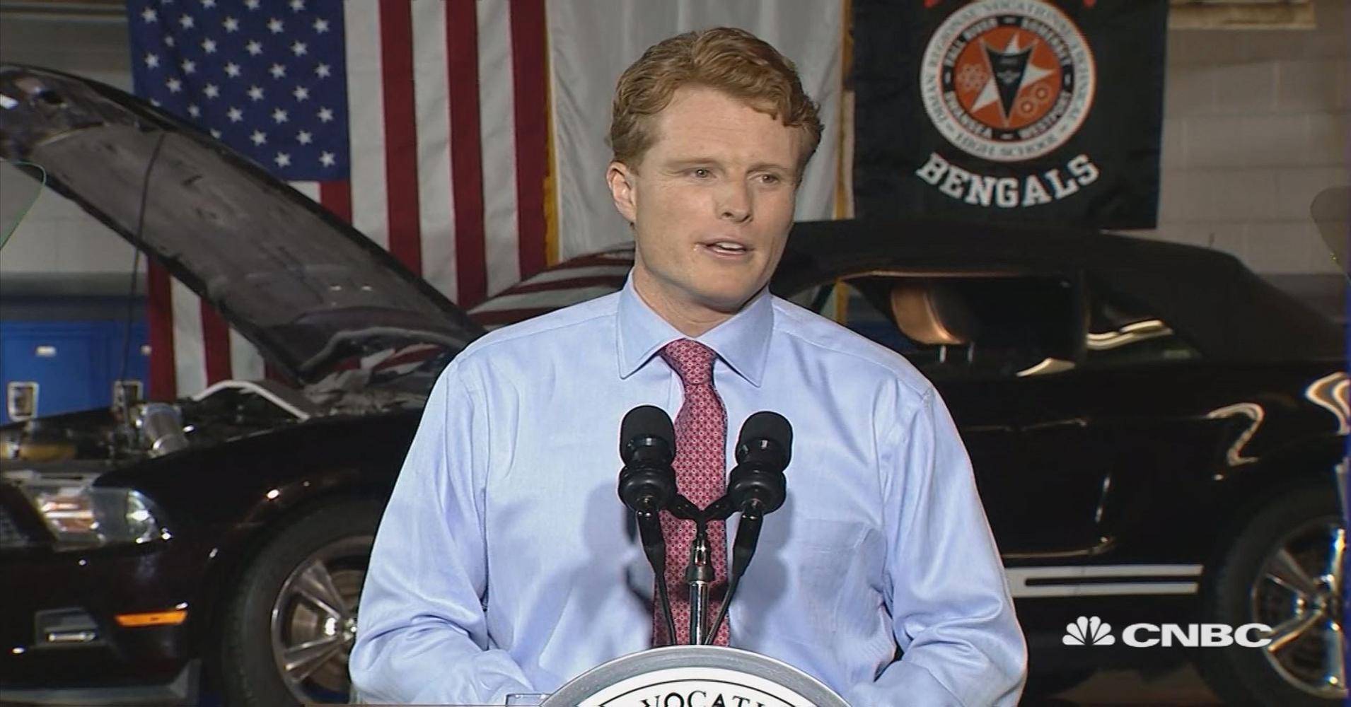 Congressman Joe Kennedy gives the Democatic Response to the State of the Union