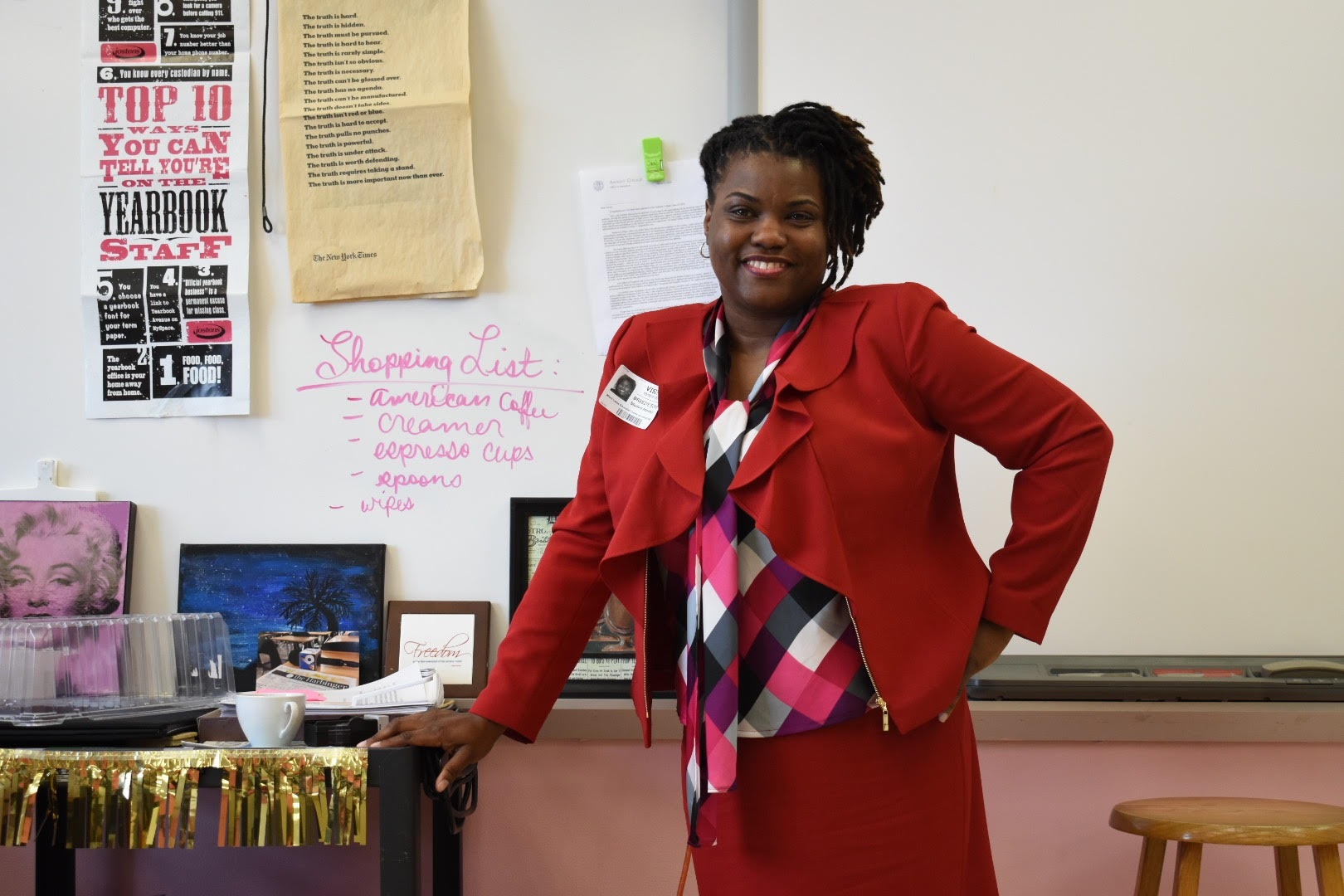 Attorney Breezye Telfair Visits the Journalism Class