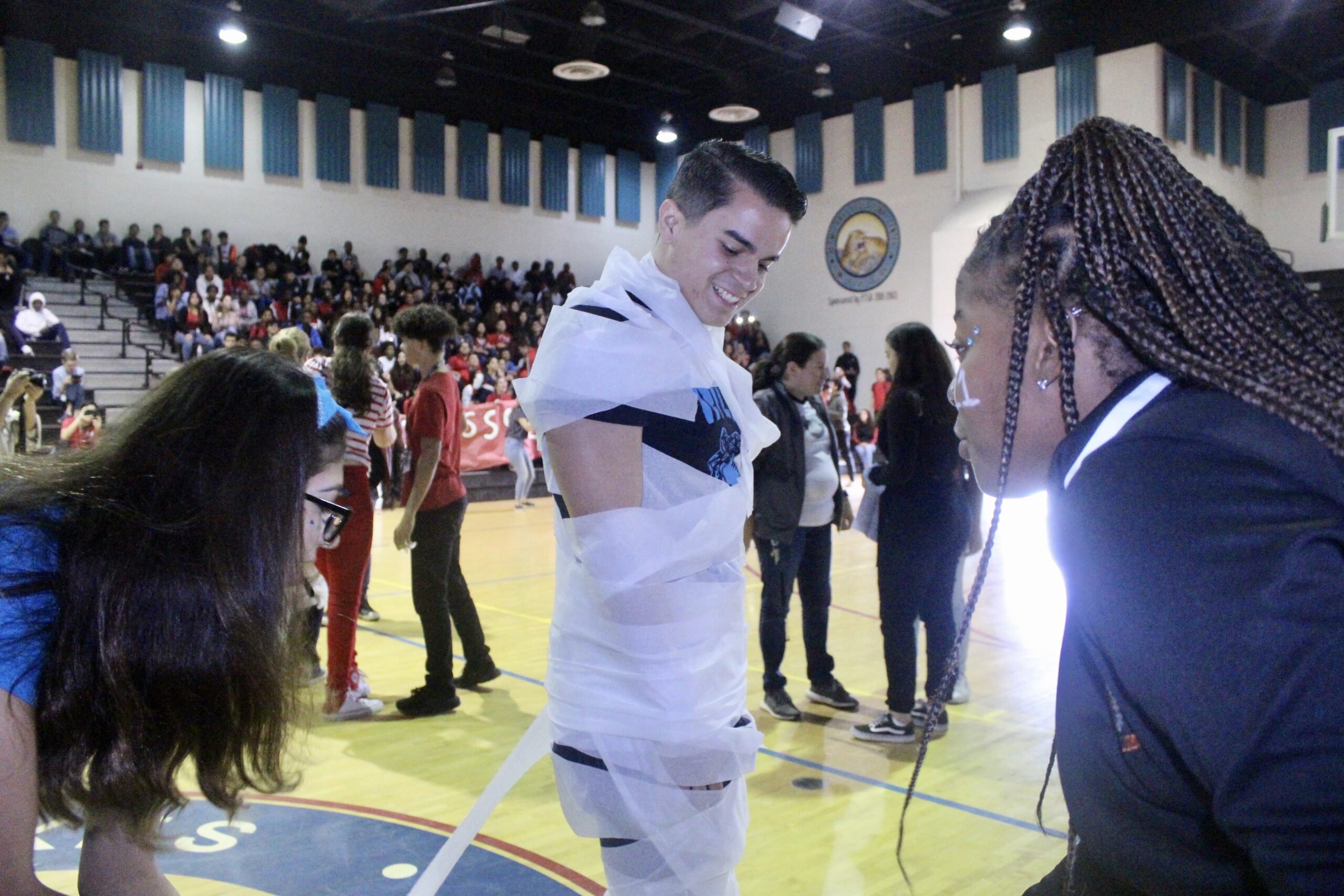 MLEC’s New and Improved Mascot Debuts At The Homecoming Pep Rally