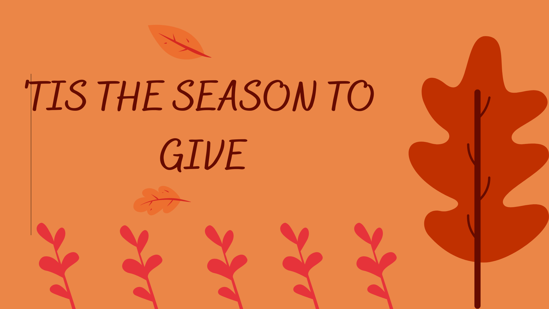 We Give Thanks During Thanksgiving, But We Can Also Give Help